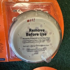 New OFF! Clip On Mosquito Repellent Fan Starter Circulated Repellents + 4 Refill