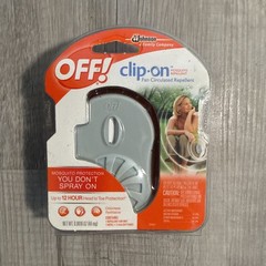 OFF! Clip‑On Mosquito Repellent Fan Circulated Kit 1 Fan + 1 Refill New Sealed