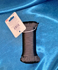 Koch 550 Paracord – Black – 5/32 Inch x 100 Feet – Maximum Load 55 lbs – 5551836