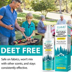 NATURAL Mosquito, Tick, and Insect Repellent with Natural Essential Oils FAMILY