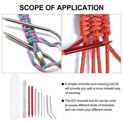 Knitting Needle Set Work Travel Weaving Easy Thread Sewing Needles