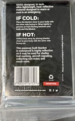 Uncharted Supply Co Mylar Thermal Survival Blanket