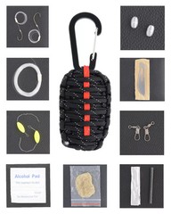 WHOLESALE LOT 25PC Paracord Grenade Survival Kit Emergency BOB Camping Hunting