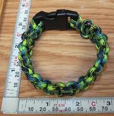Unbranded Green & Blue Survival Hiking Sports & Recreation Unisex Bracelet
