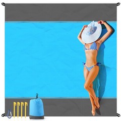 Beach Blanket Sandproof Oversized, 79»×83» Extra Large Beach Mat, Portable