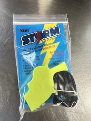 STORM Safety Whistle Lot Of 2 Orange Yellow Waterproof for Camping Hiking Diving