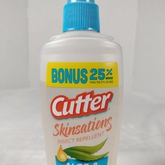Cutter Skinsations Mosquito Insect Repellent Pump Spray Aloe Vitamin E 7.5 oz