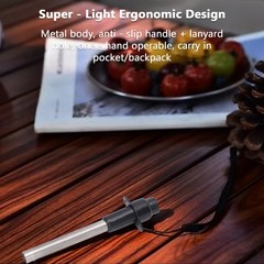 Outdoor Emergency Fire Starter Push To Start Camping Tool For Survivalists QTYE