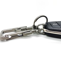 Titanium Carabiner Clip for Keys,Multifunctional EDC Keychain with Keyring,Ba…