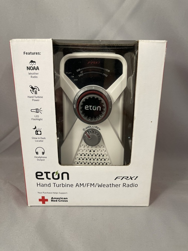 ETON FRX1 Hand Crank Turbine AM FM Weather Analog Radio NEW Prepping Emergency