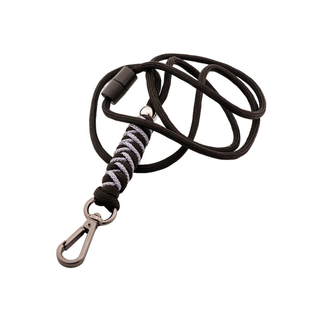 Adjustable Paracord Neck Teacher Lanyard Bead Snap Buckle 2 colors Handmade AUS
