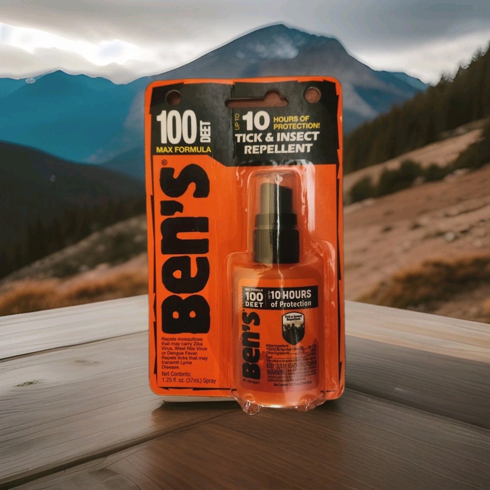 Ben’s Tick & Insect Repellent Max Formula [100% DEET / Pump Spray]: 1.25 oz.