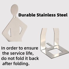 4 PCS Funny BBQ Stand Man Hot Dog Holder-Reusable Stainless Steel Hotdog and …