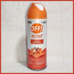 Lot of 3 OFF! Active Mosquito Insect Repellent Aerosol Sweat Resistant 6 oz each