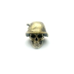 Brass Copper Army Skull Beass Bead Paracord Knife Bead Pendant Lanyard Bead