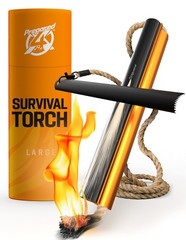 Fire Starter Survival Tool – All-in-One Patented Flint and Steel Fire Striker…