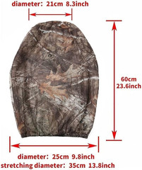 2 Packs Camo Mosquito Head Nets Gnats Face Netting for Any Outdoor Activities…