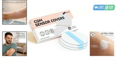 50 PCS Freestyle Sensor Covers for Libre 3-Adhesive Patches-Waterproof CGM Tap