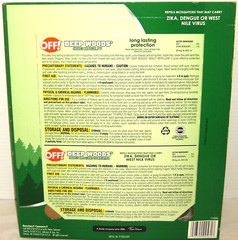 NeW Pkg 2 DEEP WOODS OFF Long Lasting 9oz Spray Insect Deet Repellent Towelettes