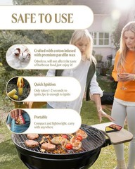 AWEASROY Fire Starter Plugs Windproof 24PCS Camping Kit