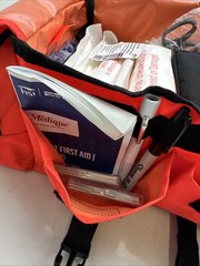 MFASCO First Aid Kit – Fully Stocked Portable Reflective Bag 100% Complete