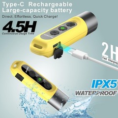 Electronic Whistle Highest Maximum Sound 125db Battery 1000mAh Blue for Coach…