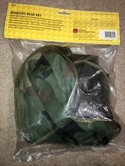 Vtg Brigade Quarter Masters Camouflage Mosquito Head Net Action Gear