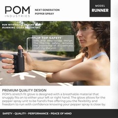 Pepper Spray Runner Model – Max Strength OC Spray – Medium-Large Two Pack
