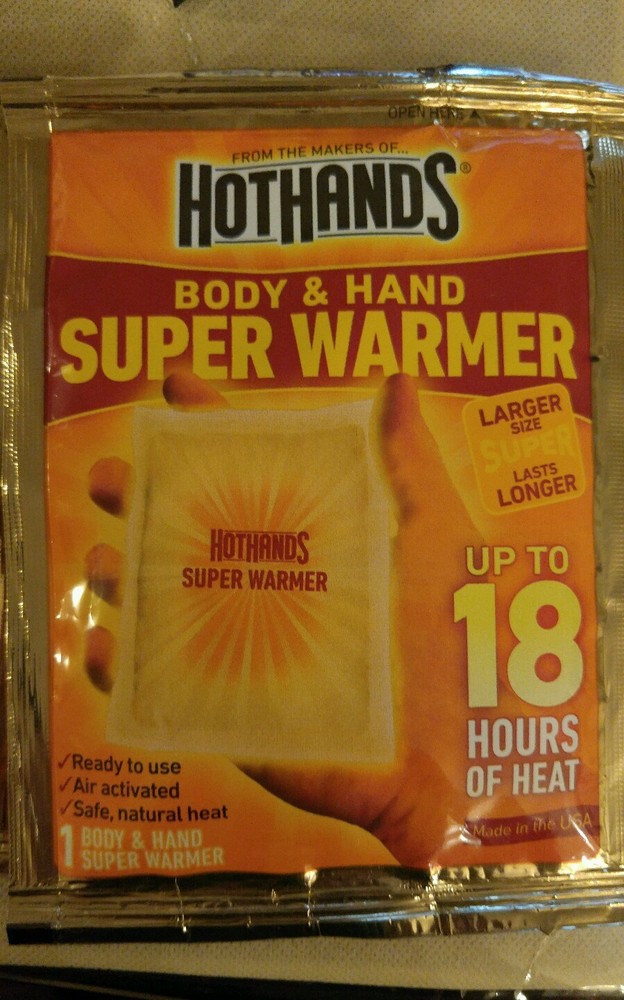 3 for 1- HotHands Body & Hand Super Warmer Larger Size, Up to 18 Hours Of Heat