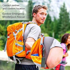 1 Pc Portable 3 Frequency Whistle Loud Survival Camping Hiking Safety Tool