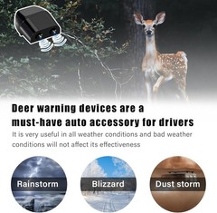 2 Pcs Universal Deer Whistles for Car – Enhance Safety & Prevent Collisions