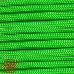 Paracord Planet 550 Type III 7 Strand Paracord Lime Green 50ft