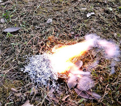 Emergency Fire Starter Magnesium 99% Pure 6 Bags Natural Wax Infused