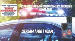 Pepper Enforcement (Pack of 4) 2 oz. Stream Pepper Spray 10% OC Police Strength