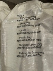Vintage US Military Survival Kit (1993) – SEALED New Old Stock! MIL-B-131H