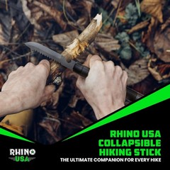 Tactical Hiking Stick with Integrated Survival Kit – Essential Camping Gear