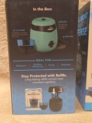 Two Thermacell Mosquito Repellents E-Series Rechargeable 12 Hour Refill-GREEN