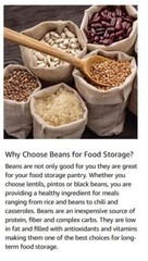 Augason Farms Pinto Beans 24lb Large Bucket Bulk Emergency Food Storage,30 Year