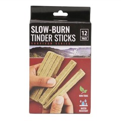 2 Pack ASR Outdoor Slow Burn Tinder Sticks Waterproof Firestarter Camping 12pk