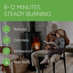 130 Pcs Natural Wood Fire Starters – Perfect for Every Occasion