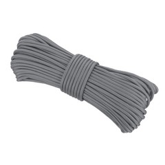 550 Paracord Rope 102ft, 4mm Thin Paracord Nylon Survival Cord Grey