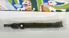 Hero Company Never Forgotten Paracord Bracelet Green Tactical Survival Bracelet