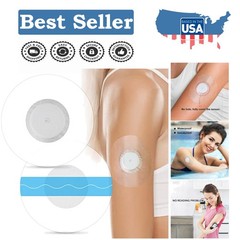 60-Pack Waterproof Libre Sensor Covers – Latex-Free Adhesive for Comfort