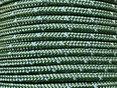 Reflective Paracord Rope 5mm x 30m Set of 5 Outdoor Camping Survival Green