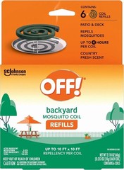 OFF! Mosquito Coil Refills ~ Country Fresh ~ 36 Refills ~ Brand New