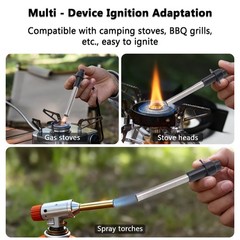 Outdoor Emergency Fire Starter Push To Start Camping Tool For Survivalists QTYE
