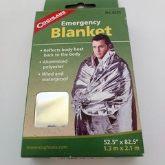 Coghlan’s Emergency Blanket 52.5″ x 82.5″ Waterproof Windproof Hunters 8235