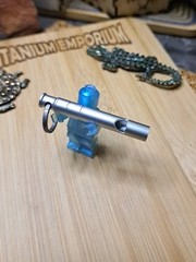 Minimalist Aluminum Emergency Survival Whistle