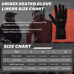 Dr.Warm G28 Heated Glove Liners Rechargeable Battery Touchscreen Thin Gloves
