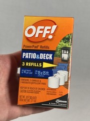 OFF! Lamp & Lantern Refill 3 Candles 3 Pads 2004 backyard summer garden NOS